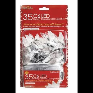 Brite Star B/OP 35 lt C6 LED Light Set Pure White